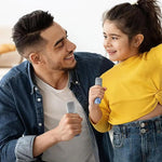 Coluna Bluetooth Karaoke Mini Portátil YS-219 com 2 Microfones