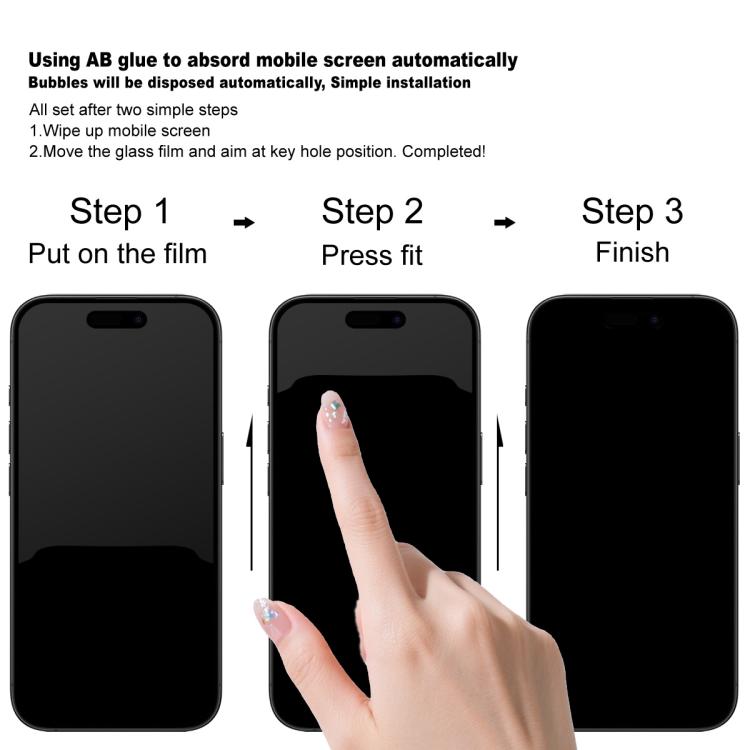imak Filme de Vidro Temperado de Cobertura Total Série Anti-reflexo, Para iPhone 17 Pro Max, Para iPhone 17 Pro, Para iPhone 17, Para iPhone Air