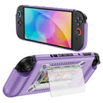 Capa Protetora Antiderrapante Texturizada TPU Híbrida para Consola de Jogos com Slot para Cartão, Para Nintendo Switch 2