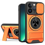 Capa de telemóvel multifuncional com janela deslizante para lente, magnética e resistente a choques, para iPhone 13 Pro Max, para iPhone 13 Pro, para iPhone 12 Pro Max, para iPhone 11 Pro Max, para iPhone 11