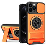 Capa de telemóvel multifuncional com janela deslizante para lente, magnética e resistente a choques, para iPhone 13 Pro Max, para iPhone 13 Pro, para iPhone 12 Pro Max, para iPhone 11 Pro Max, para iPhone 11