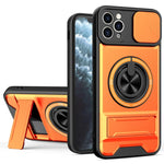 Capa de telemóvel multifuncional com janela deslizante para lente, magnética e resistente a choques, para iPhone 13 Pro Max, para iPhone 13 Pro, para iPhone 12 Pro Max, para iPhone 11 Pro Max, para iPhone 11