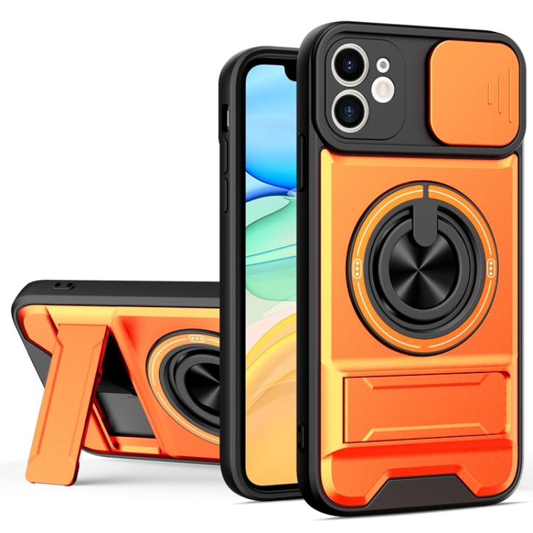Capa de telemóvel multifuncional com janela deslizante para lente, magnética e resistente a choques, para iPhone 13 Pro Max, para iPhone 13 Pro, para iPhone 12 Pro Max, para iPhone 11 Pro Max, para iPhone 11