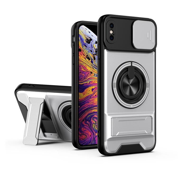 Lens Sliding Window Multifunctional Magnetic Shockproof Phone Case, For iPhone 13, For iPhone 12, For iPhone 12 Pro Max, For iPhone 12 Pro, For iPhone 11 Pro Max, For iPhone 11, For iPhone XS Max