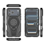 Capa para telemóvel magnética com suporte pivotante metálico em forma de anel estrela, para iPhone 17 Pro Max, para iPhone 17 Pro, para iPhone 17, para iPhone Air, para iPhone 16 Pro Max, para iPhone 16 Pro, para iPhone 16