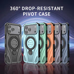 Capa para telemóvel magnética com suporte pivotante metálico em forma de anel estrela, para iPhone 17 Pro Max, para iPhone 17 Pro, para iPhone 17, para iPhone Air, para iPhone 16 Pro Max, para iPhone 16 Pro, para iPhone 16