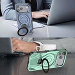Capa para telemóvel magnética com suporte pivotante metálico em forma de anel estrela, para iPhone 17 Pro Max, para iPhone 17 Pro, para iPhone 17, para iPhone Air, para iPhone 16 Pro Max, para iPhone 16 Pro, para iPhone 16