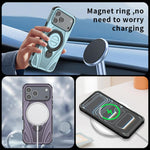Capa para telemóvel magnética com suporte pivotante metálico em forma de anel estrela, para iPhone 17 Pro Max, para iPhone 17 Pro, para iPhone 17, para iPhone Air, para iPhone 16 Pro Max, para iPhone 16 Pro, para iPhone 16
