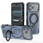 Capa para telemóvel magnética com suporte pivotante metálico em forma de anel estrela, para iPhone 17 Pro Max, para iPhone 17 Pro, para iPhone 17, para iPhone Air, para iPhone 16 Pro Max, para iPhone 16 Pro, para iPhone 16