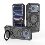 Capa para telemóvel magnética com suporte pivotante metálico em forma de anel estrela, para iPhone 17 Pro Max, para iPhone 17 Pro, para iPhone 17, para iPhone Air, para iPhone 16 Pro Max, para iPhone 16 Pro, para iPhone 16