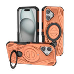 Capa para telemóvel magnética com suporte pivotante metálico em forma de anel estrela, para iPhone 17 Pro Max, para iPhone 17 Pro, para iPhone 17, para iPhone Air, para iPhone 16 Pro Max, para iPhone 16 Pro, para iPhone 16