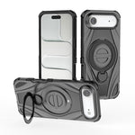 Capa para telemóvel magnética com suporte pivotante metálico em forma de anel estrela, para iPhone 17 Pro Max, para iPhone 17 Pro, para iPhone 17, para iPhone Air, para iPhone 16 Pro Max, para iPhone 16 Pro, para iPhone 16