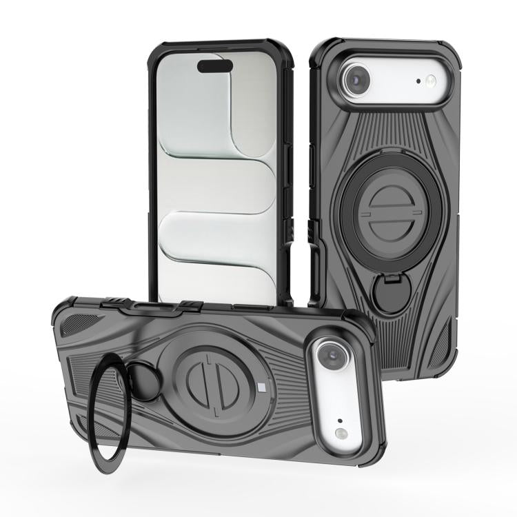 Capa para telemóvel magnética com suporte pivotante metálico em forma de anel estrela, para iPhone 17 Pro Max, para iPhone 17 Pro, para iPhone 17, para iPhone Air, para iPhone 16 Pro Max, para iPhone 16 Pro, para iPhone 16