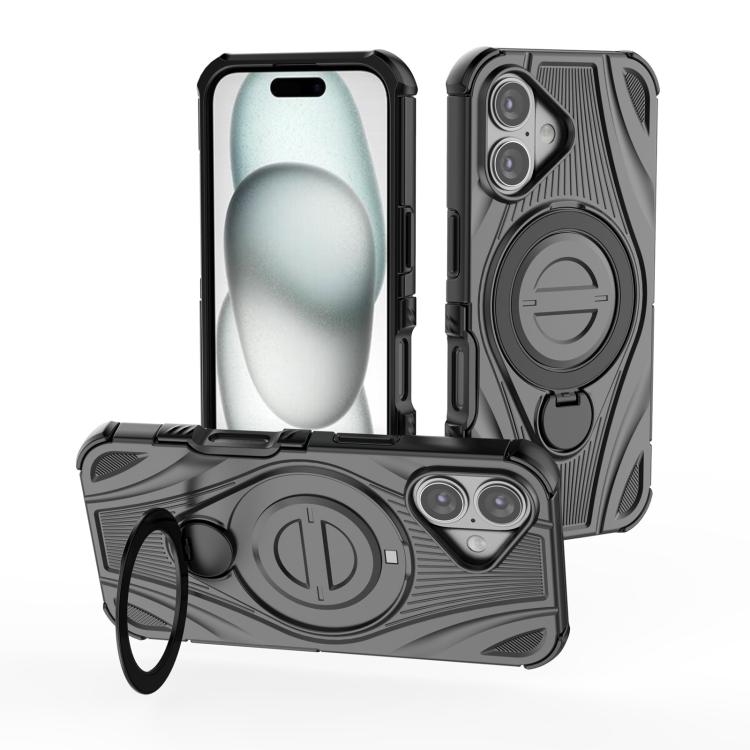 Capa para telemóvel magnética com suporte pivotante metálico em forma de anel estrela, para iPhone 17 Pro Max, para iPhone 17 Pro, para iPhone 17, para iPhone Air, para iPhone 16 Pro Max, para iPhone 16 Pro, para iPhone 16