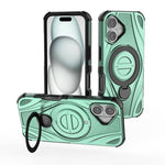 Capa para telemóvel magnética com suporte pivotante metálico em forma de anel estrela, para iPhone 17 Pro Max, para iPhone 17 Pro, para iPhone 17, para iPhone Air, para iPhone 16 Pro Max, para iPhone 16 Pro, para iPhone 16