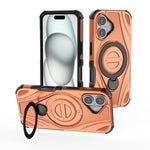 Capa para telemóvel magnética com suporte pivotante metálico em forma de anel estrela, para iPhone 17 Pro Max, para iPhone 17 Pro, para iPhone 17, para iPhone Air, para iPhone 16 Pro Max, para iPhone 16 Pro, para iPhone 16