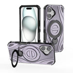Capa para telemóvel magnética com suporte pivotante metálico em forma de anel estrela, para iPhone 17 Pro Max, para iPhone 17 Pro, para iPhone 17, para iPhone Air, para iPhone 16 Pro Max, para iPhone 16 Pro, para iPhone 16