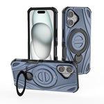 Capa para telemóvel magnética com suporte pivotante metálico em forma de anel estrela, para iPhone 17 Pro Max, para iPhone 17 Pro, para iPhone 17, para iPhone Air, para iPhone 16 Pro Max, para iPhone 16 Pro, para iPhone 16