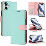 Capa para telemóvel em pele vegana com textura litchi, patch lateral magnético destacável, para iPhone 17 Pro Max, para iPhone 17 Pro, para iPhone 17, para iPhone Air, para iPhone 16 Pro Max, para iPhone 16 Pro, para iPhone 16 Plus, para iPhone 16