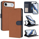 Capa para telemóvel em pele vegana com textura litchi, patch lateral magnético destacável, para iPhone 17 Pro Max, para iPhone 17 Pro, para iPhone 17, para iPhone Air, para iPhone 16 Pro Max, para iPhone 16 Pro, para iPhone 16 Plus, para iPhone 16