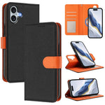 Capa para telemóvel em pele vegana com textura litchi, patch lateral magnético destacável, para iPhone 17 Pro Max, para iPhone 17 Pro, para iPhone 17, para iPhone Air, para iPhone 16 Pro Max, para iPhone 16 Pro, para iPhone 16 Plus, para iPhone 16