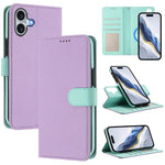 Capa para telemóvel em pele vegana com textura litchi, patch lateral magnético destacável, para iPhone 17 Pro Max, para iPhone 17 Pro, para iPhone 17, para iPhone Air, para iPhone 16 Pro Max, para iPhone 16 Pro, para iPhone 16 Plus, para iPhone 16