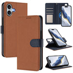 Capa para telemóvel em pele vegana com textura litchi, patch lateral magnético destacável, para iPhone 17 Pro Max, para iPhone 17 Pro, para iPhone 17, para iPhone Air, para iPhone 16 Pro Max, para iPhone 16 Pro, para iPhone 16 Plus, para iPhone 16