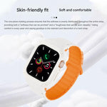 Pulseira de Silicone com Tampa TPU Integrada Magnética e Fivela Invertida, Para Apple Watch 45mm / 44mm, Para Apple Watch 41mm / 40mm