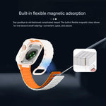 Pulseira de Silicone com Tampa TPU Integrada Magnética e Fivela Invertida, Para Apple Watch 45mm / 44mm, Para Apple Watch 41mm / 40mm