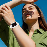 Pulseira de Silicone com Tampa TPU Integrada Magnética e Fivela Invertida, Para Apple Watch 45mm / 44mm, Para Apple Watch 41mm / 40mm
