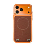 Capa de Telemóvel Magnética em PC com Sensação de Pele + Tecido Tecnológico, Para iPhone 17 Pro Max, Para iPhone 17 Pro