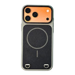 Capa de Telemóvel Magnética em PC com Sensação de Pele + Tecido Tecnológico, Para iPhone 17 Pro Max, Para iPhone 17 Pro