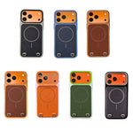 Capa de Telemóvel Magnética em PC com Sensação de Pele + Tecido Tecnológico, Para iPhone 17 Pro Max, Para iPhone 17 Pro