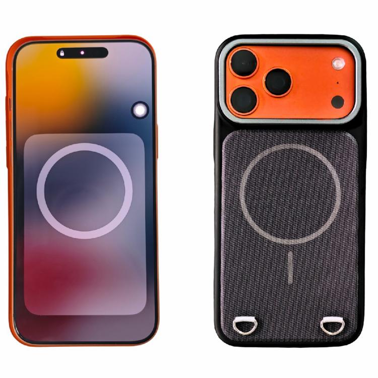 Capa de Telemóvel Magnética em PC com Sensação de Pele + Tecido Tecnológico, Para iPhone 17 Pro Max, Para iPhone 17 Pro