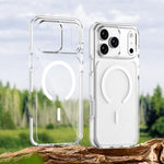 Capa de Telemóvel Híbrida em TPU e PC com Armadura de Gelo Magnética, Para iPhone 17 Pro Max, Para iPhone 17 Pro, Para iPhone Air