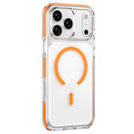 Capa de Telemóvel Híbrida em TPU e PC com Armadura de Gelo Magnética, Para iPhone 17 Pro Max, Para iPhone 17 Pro, Para iPhone Air