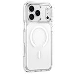 Capa de Telemóvel Híbrida em TPU e PC com Armadura de Gelo Magnética, Para iPhone 17 Pro Max, Para iPhone 17 Pro, Para iPhone Air