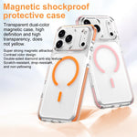 Capa de Telemóvel Híbrida em TPU e PC com Armadura de Gelo Magnética, Para iPhone 17 Pro Max, Para iPhone 17 Pro, Para iPhone Air