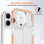 Capa de Telemóvel Híbrida em TPU e PC com Armadura de Gelo, Para iPhone 17 Pro Max, Para iPhone 17 Pro, Para iPhone Air