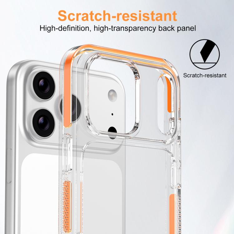 Capa de Telemóvel Híbrida em TPU e PC com Armadura de Gelo, Para iPhone 17 Pro Max, Para iPhone 17 Pro, Para iPhone Air