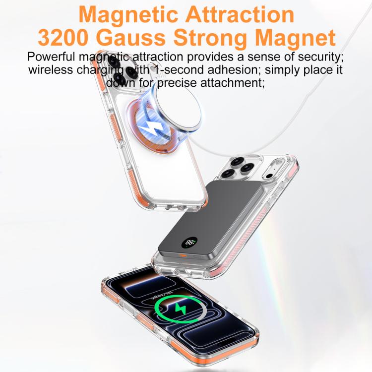 Capa de Telemóvel Híbrida em TPU e PC com Suporte Rotativo Magnético Armadura de Gelo, Para iPhone 17 Pro Max, Para iPhone 17 Pro, Para iPhone Air