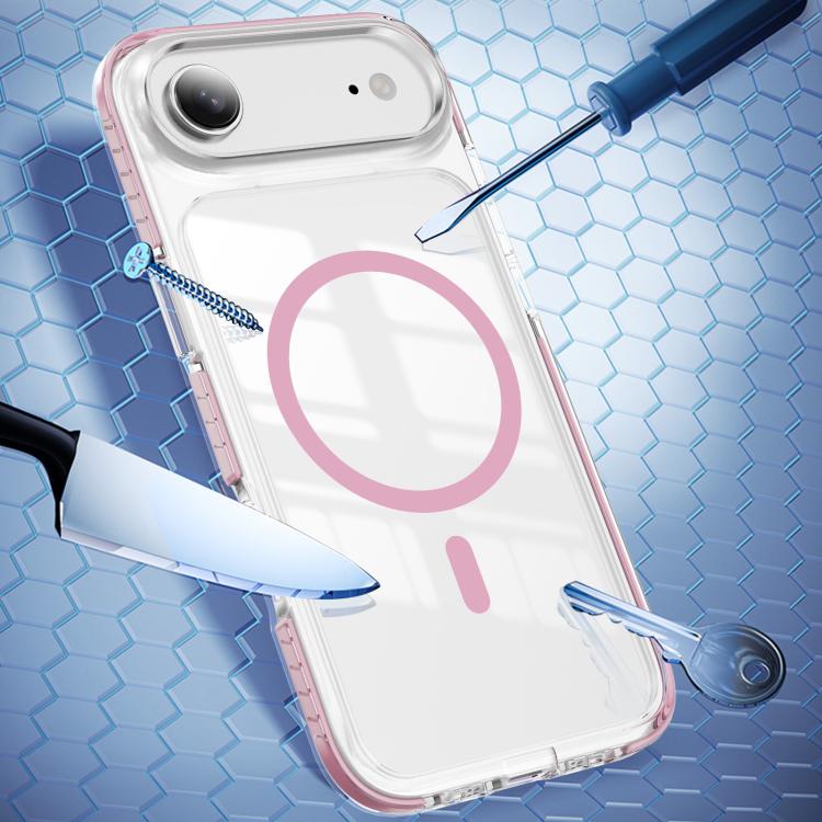 Capa de Telemóvel Híbrida em TPU com Acrílico Transparente e Escudo Cristalino Magnético, Para iPhone 16 Plus, Para iPhone 16, Para iPhone 15 Pro Max, Para iPhone 15 Pro, Para iPhone 15 Plus, Para iPhone 15