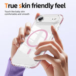 Capa de Telemóvel Híbrida em TPU com Acrílico Transparente e Escudo Cristalino Magnético, Para iPhone 16 Plus, Para iPhone 16, Para iPhone 15 Pro Max, Para iPhone 15 Pro, Para iPhone 15 Plus, Para iPhone 15