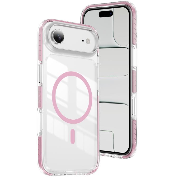 Capa de Telemóvel Híbrida em TPU com Acrílico Transparente e Escudo Cristalino Magnético, Para iPhone 16 Plus, Para iPhone 16, Para iPhone 15 Pro Max, Para iPhone 15 Pro, Para iPhone 15 Plus, Para iPhone 15