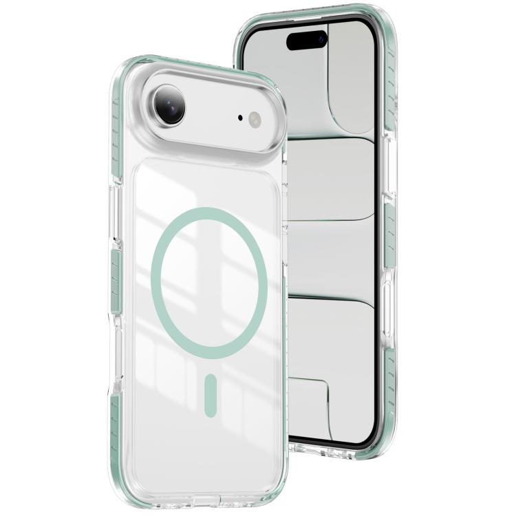 Capa de Telemóvel Híbrida em TPU com Acrílico Transparente e Escudo Cristalino Magnético, Para iPhone 16 Plus, Para iPhone 16, Para iPhone 15 Pro Max, Para iPhone 15 Pro, Para iPhone 15 Plus, Para iPhone 15