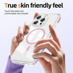 Capa de Telemóvel Híbrida em TPU com Acrílico Transparente e Escudo Cristalino Magnético, Para iPhone 16 Plus, Para iPhone 16, Para iPhone 15 Pro Max, Para iPhone 15 Pro, Para iPhone 15 Plus, Para iPhone 15