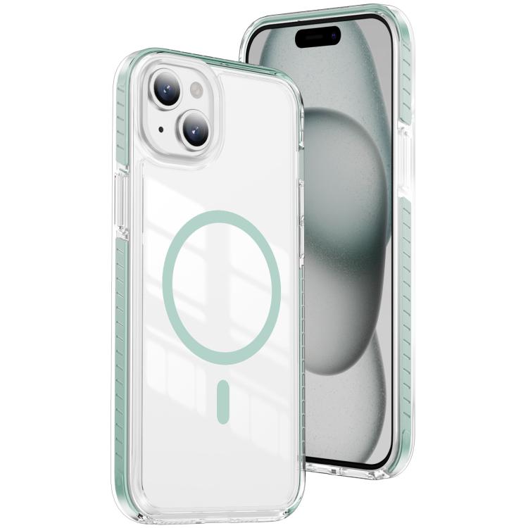 Capa de Telemóvel Híbrida em TPU com Acrílico Transparente e Escudo Cristalino Magnético, Para iPhone 16 Plus, Para iPhone 16, Para iPhone 15 Pro Max, Para iPhone 15 Pro, Para iPhone 15 Plus, Para iPhone 15