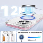 Capa Transparente Cristal Shield Magnética Híbrida em Acrílico TPU, Para iPhone 12 / 12 Pro, Para iPhone 12 Pro Max