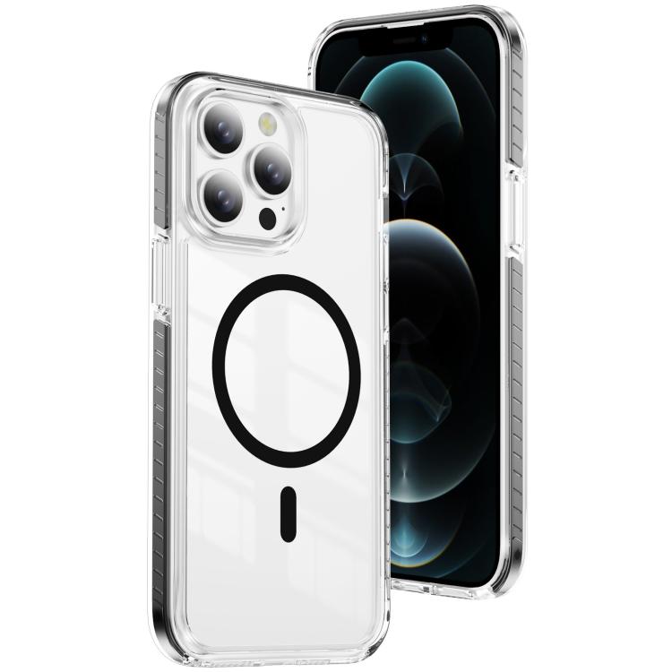 Capa Transparente Cristal Shield Magnética Híbrida em Acrílico TPU, Para iPhone 12 / 12 Pro, Para iPhone 12 Pro Max