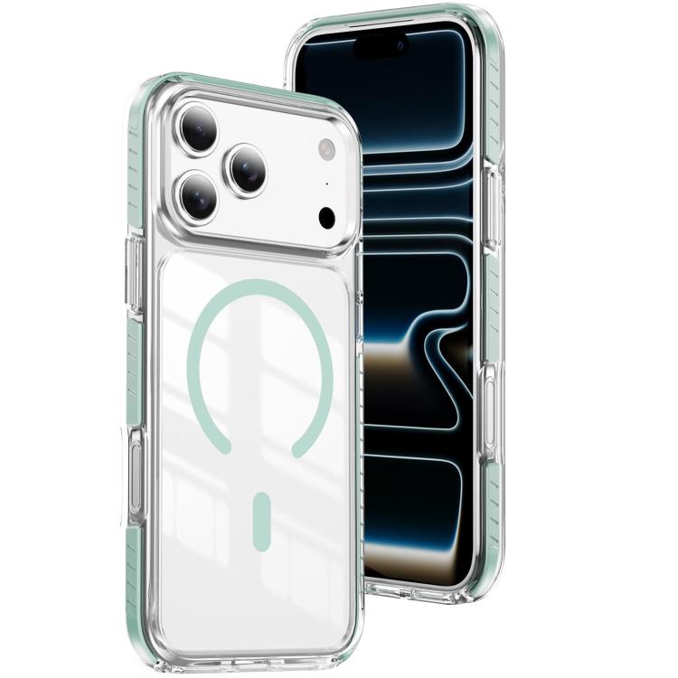 Capa de Telemóvel Híbrida em TPU com Acrílico Transparente e Escudo Cristalino Magnético, Para iPhone 17 Pro Max, Para iPhone 17 Pro, Para iPhone 17, Para iPhone Air, Para iPhone 16 Pro Max, Para iPhone 16 Pro